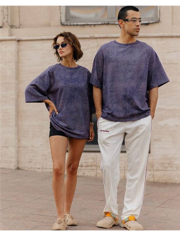 Футболка "Мадейра" унісекс (Тканина: двунитка мармур) Фіолетовий 4473 QC фото - Luxbikini