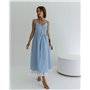 Сукня "Katrina" (Тканина: бавовна+батист) Блакитний 4446 QC фото - Luxbikini