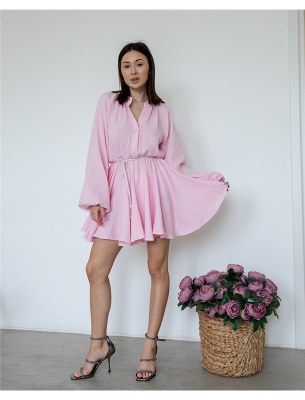 Сукня "Milana" (Тканина: муслін) Рожевий 4410 QC фото - Luxbikini