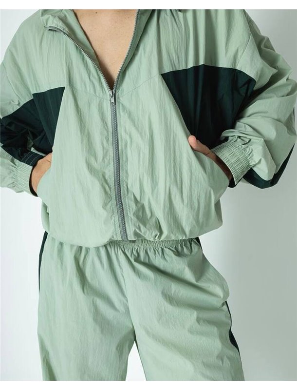 Спортивний костюм-двійка "Балі" чоловічий (кофта+штани) плащівка жатка Фісташка 4389 QC фото - Luxbikini