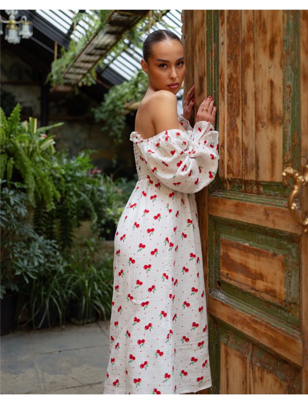 Сукня "June" Черешні 4352 QC фото - Luxbikini