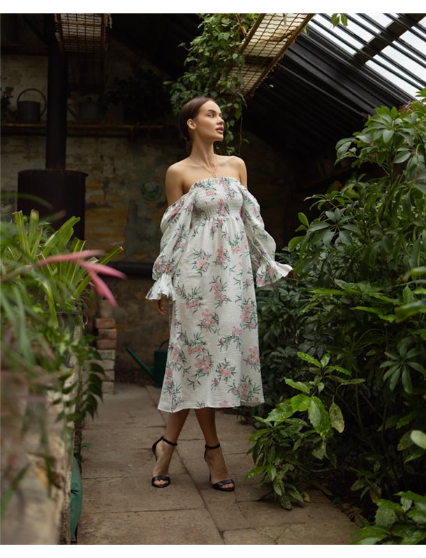 Сукня "June" Рожеві квіти 4350 QC фото - Luxbikini