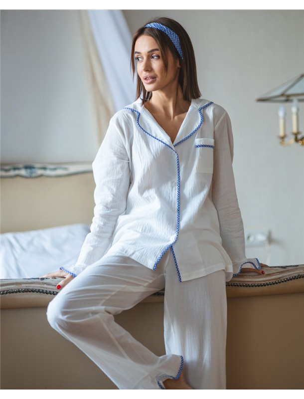 Піжама "Camilla" бавовна Білий 4195 QC фото - Luxbikini