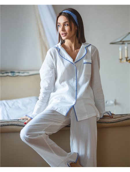 Піжама "Camilla" бавовна Білий 4195 QC фото - Luxbikini