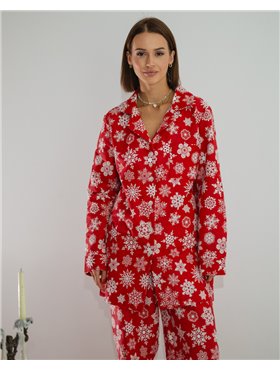 Піжамний костюм-трійка з байки "Holiday" Червоний 4146 QC фото - Luxbikini