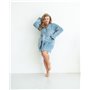 Халат Mari mini Джинсовий 4046 QC фото - Luxbikini