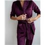 Піжама велюр Eva на запах Марсала 3979 QC фото - Luxbikini