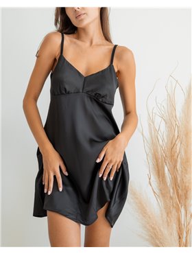 Нічна сорочка "Gloria" Чорний 3937 QC фото - Luxbikini