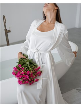 Нічна сорочка "Sofi" Білий 4031 QC фото - Luxbikini