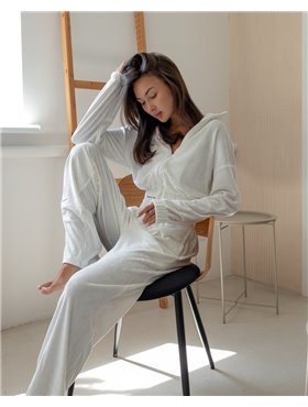 Спортивний костюм "Lila" Білий 3847 QC фото - Luxbikini