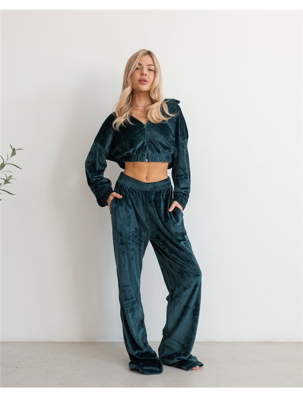 Спортивний костюм "Lila" Смарагдовий 3845 QC фото - Luxbikini