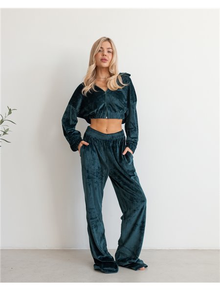 Спортивний костюм "Lila" Смарагдовий 3845 QC фото - Luxbikini