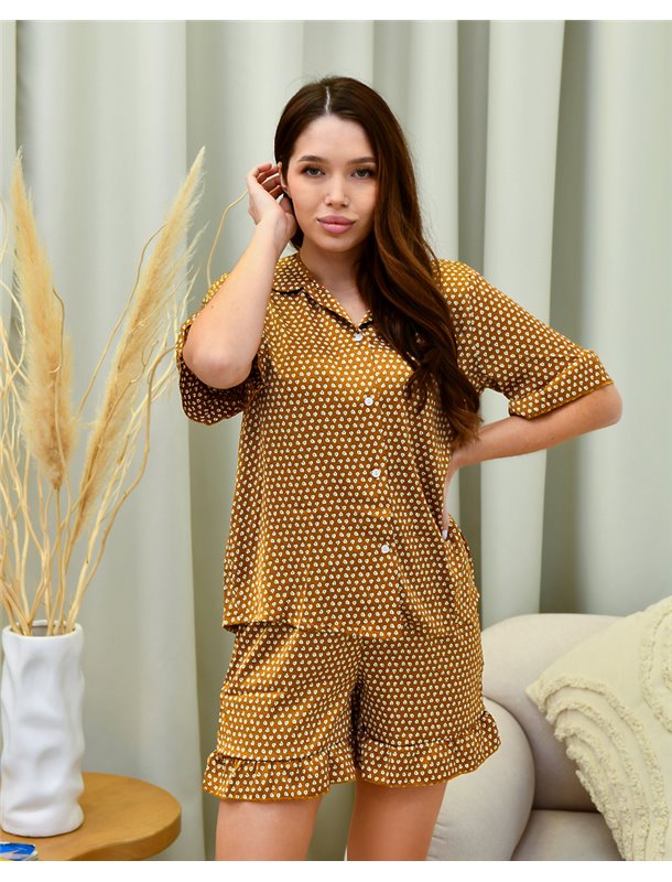 Піжамний костюм "Francesca" золотий 3412 QC фото - Luxbikini