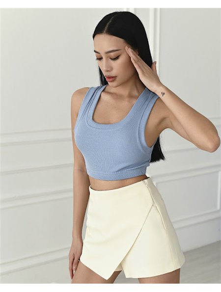 Жіночий топ "Lillian" блакитний 3403 QC фото - Luxbikini