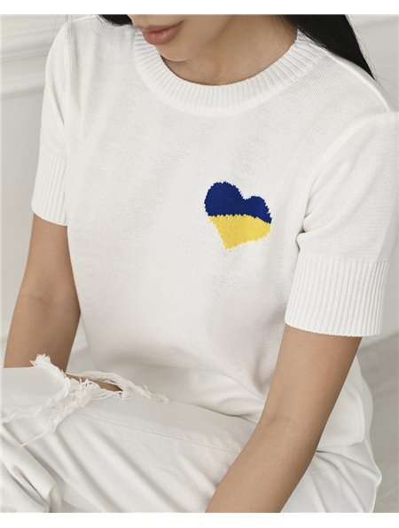 Футболка "Серце UA" 3380 QC фото - Luxbikini