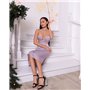 Cукня сатин Patricia Ліловий 3308 QC фото - Luxbikini