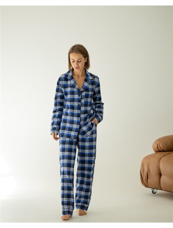 Піжама байка Liza Синій 3137 QC фото - Luxbikini