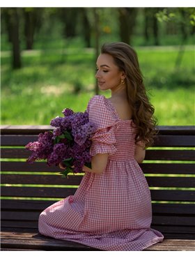 Сукня "Sabrina" Рожевий 2808 QC фото - Luxbikini