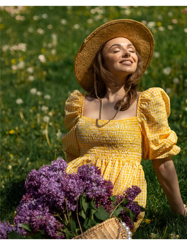 Сукня "Sabrina" Жовтий 2771 QC фото - Luxbikini