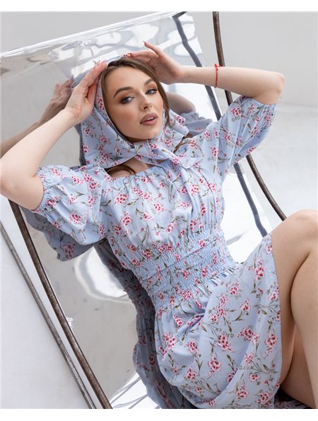 Сукня "Mia" Блакитний 2734 QC фото - Luxbikini