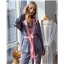 Піжамний костюм трійка Suzanne Сірий 2281 QC фото - Luxbikini