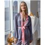 Піжамний костюм трійка Suzanne Сірий 2283 QC фото - Luxbikini