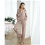 Піжама шовк Армані Jesika Бежевий 2037 QC фото - Luxbikini