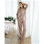 Піжама шовк Армані Jesika Бежевий 2038 QC фото - Luxbikini