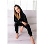 Велюровий костюм Lori Чорний 2027 QC фото - Luxbikini