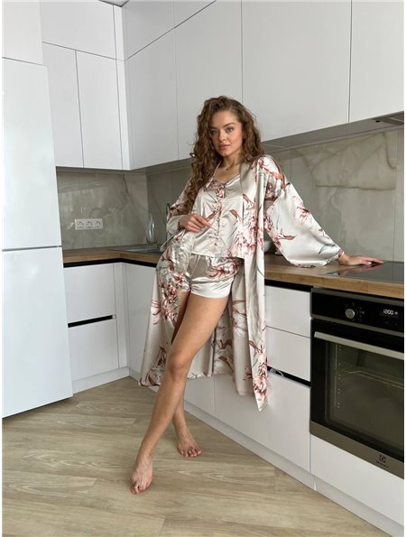 Піжама DO2517 (Срібна 3-ка) DO2517 Ghazel фото - Luxbikini