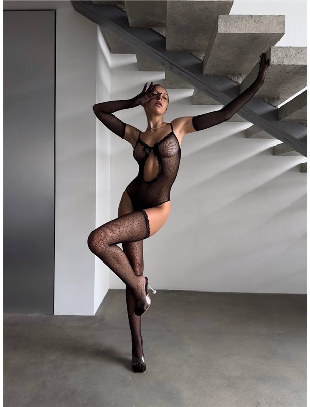 Боді з панчохами та рукавичками DO3953 DO3953 Ghazel фото - Luxbikini