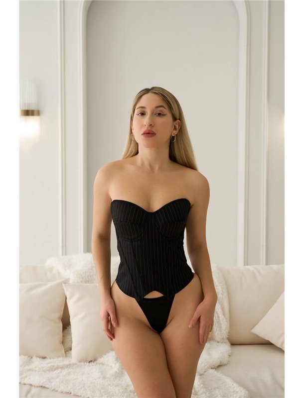 Елегантний жіночий корсет в полоску DO3995 DO3995 Ghazel фото - Luxbikini