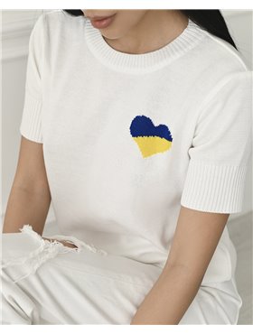 Футболка "Серце UA" 3379 QC фото - Luxbikini