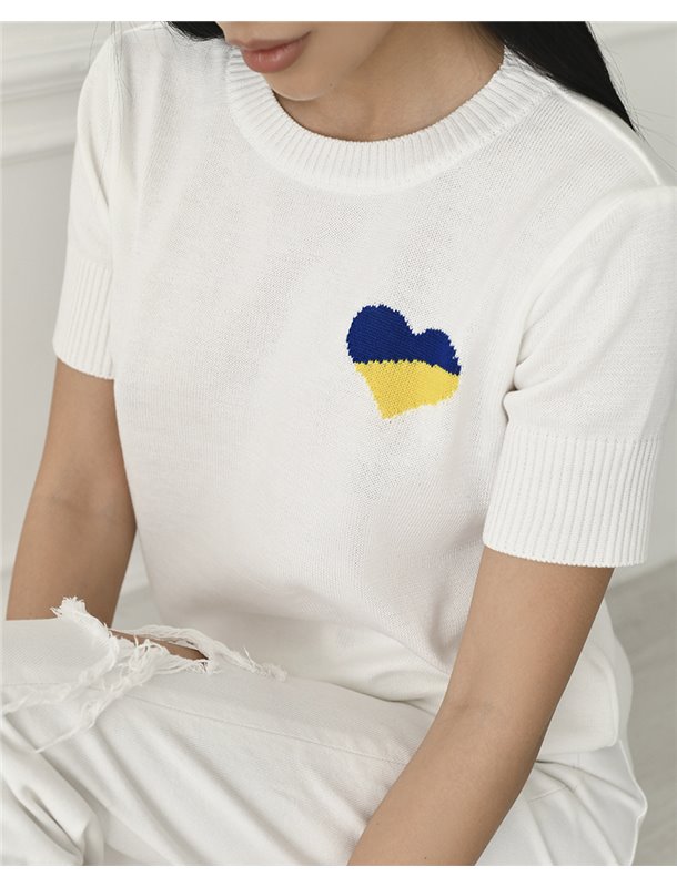 Футболка "Серце UA" 3379 QC фото - Luxbikini