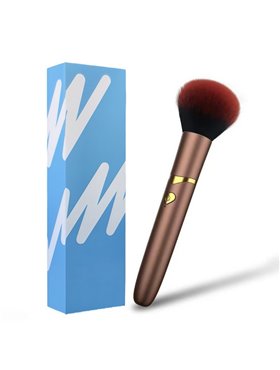 Вібратор пензлик 2-в-1 комбінований 8 режимів стимуляції акумуляторний 15.7 см Коричневий X00001245-2 China фото - Luxbikini