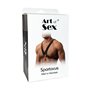 Чоловіча портупея Art of Sex - Spartacus, екошкіра, колір червоний, розмір L-2XL SX3460 Art of Sex (Україна) фото - Luxbikini