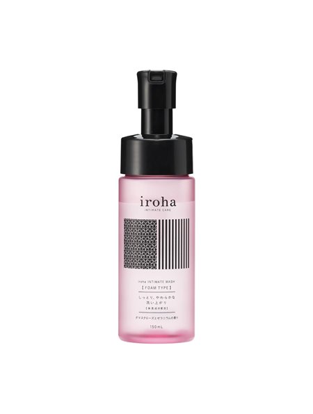 Піна для інтимного догляду Iroha Intimate Wash Foam Type Damask Rose and Geranium 150 мл SX3495 Iroha (Япония) фото - Luxbikini