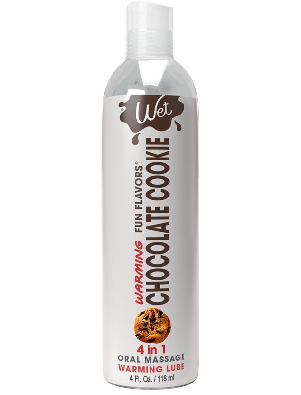 Розпродаж!!! Зігрівальний лубрикант Wet Warming Chocolate Cookie 4in1, 118мл (термін 30.09.2026) SO9915-R Wet (США) фото - Lu...