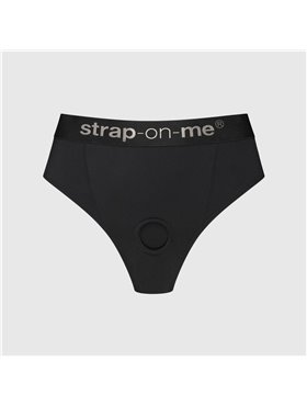 Трусики з фіксацією дилдо Strap-On-Me Harness Lingerie Idole - XL - Black SX3518 Strap-On-Me (Франція) фото - Luxbikini