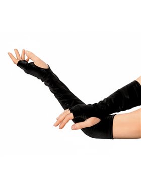 Рукавички Art of Sex - Margo, колір чорний з ефектом мокрого оксамиту, розмір S SX3531 Art of Sex (Україна) фото - Luxbikini