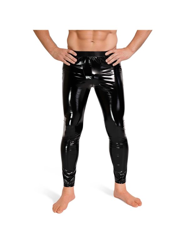 Лаковані чоловічі легінси Art of Sex - Matthias, колір чорний, розмір L SX3536 Art of Sex (Україна) фото - Luxbikini