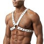 Чоловіча портупея Art of Sex - Spartacus, екошкіра, колір білий, розмір L-2XL SX3537 Art of Sex (Україна) фото - Luxbikini