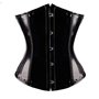 Стильний короткий лакований корсет - чорний КОРС-ЖИВ-ЛАК-ЧОР  фото - Luxbikini