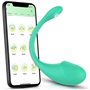 Смарт віброяйце силіконове Love Spouse USB вібратор з дистанційним керуванням 9,5 см Бірюзовий X0000493-3 China фото - Luxbikini