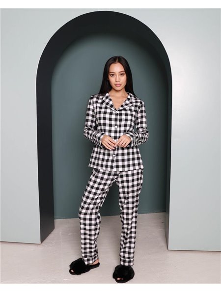 Піжама байка (Преміум-класу) Liza Чорно-Білий