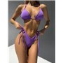 Барвистий купальник трикутник 345/72_S Domino фото - Luxbikini