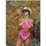 Барвистий купальник трикутник 345/72_S Domino фото - Luxbikini