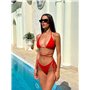 Барвистий купальник трикутник 345/72_S Domino фото - Luxbikini