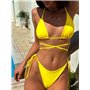 Барвистий купальник трикутник 345/72_S Domino фото - Luxbikini