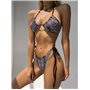 Барвистий купальник трикутник принт 356/16_S Domino фото - Luxbikini